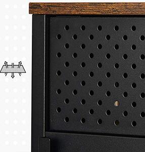 Comoda TV Songmics, Model Rios, 120x40x55 cm, Negru
