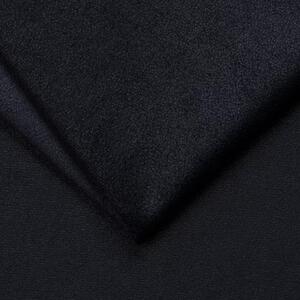 Fotoliu XAVI, stofa catifelata negru - Lounge 23, Gama Premium, 79x88x
