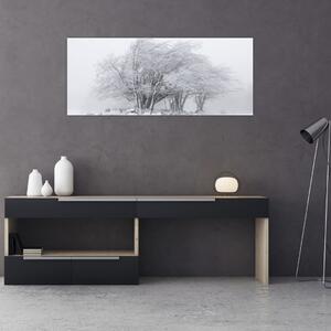 Tablou - Iarnă albă (120x50 cm)