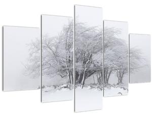 Tablou - Iarnă albă (150x105 cm)