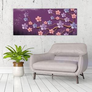 Tablou - Amurg de primăvară (120x50 cm)