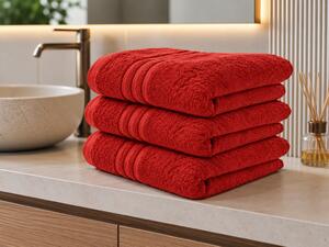 Prosop de corp Classic rosu 70 x 140 cm, 100% bumbac