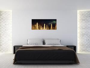 Tablou - Noapte de aur (120x50 cm)