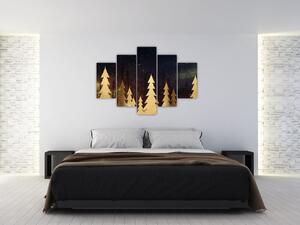 Tablou - Noapte de aur (150x105 cm)