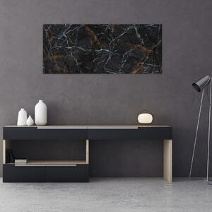 Tablou - Marmură neagră (120x50 cm)