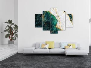 Tablou - Marmură turcoaz (150x105 cm)