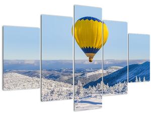 Tablou - Zbor peste peisaj de iarnă (150x105 cm)