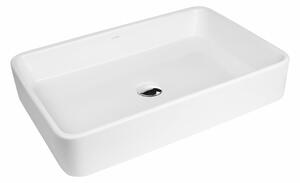 Oltens Lustra lavoar 60.5x35 cm dreptunghiular de blat alb luciu 40806000