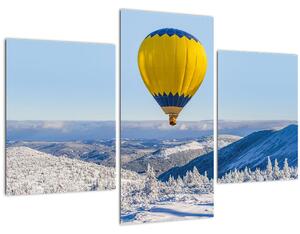 Tablou - Zbor peste peisaj de iarnă (90x60 cm)