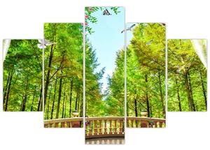 Tablou - Privire spre pădure (150x105 cm)