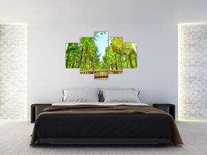 Tablou - Privire spre pădure (150x105 cm)