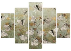 Tablou - Vintege fluturi (150x105 cm)