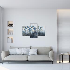 Tablou - Bambus pe perete (90x60 cm)