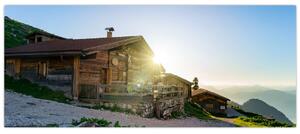 Tablou - Dimineața în Alpi Tirol (120x50 cm)