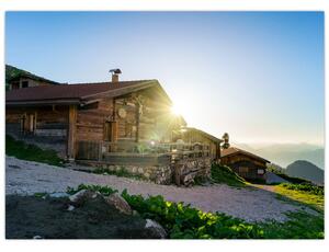 Tablou - Dimineața în Alpi Tirol (70x50 cm)
