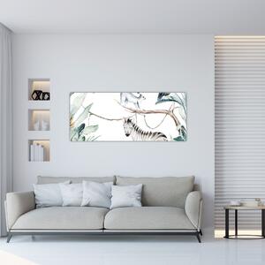 Tablou - Animale exotice (120x50 cm)