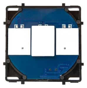 Întrerupător Touch Simplu Pulsar NS 10A, Mecanism Încastrat Fără Nul pentru Doză 60mm, Ideal pentru Instalații Electrice Moderne, Design Modular