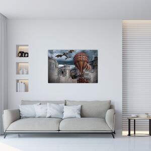 Tablou - Peisaj suprarealist (90x60 cm)