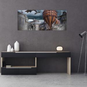 Tablou - Peisaj suprarealist (120x50 cm)
