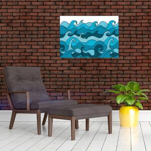 Tablou - Marea, abstracție (70x50 cm)
