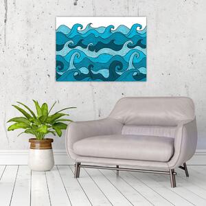 Tablou - Marea, abstracție (70x50 cm)