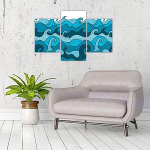 Tablou - Marea, abstracție (90x60 cm)