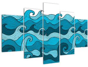 Tablou - Marea, abstracție (150x105 cm)