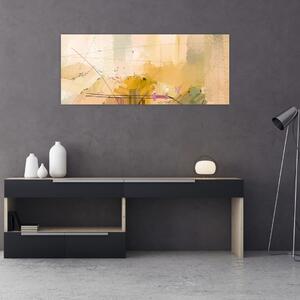 Tablou - Abstract, pictură în ulei (120x50 cm)