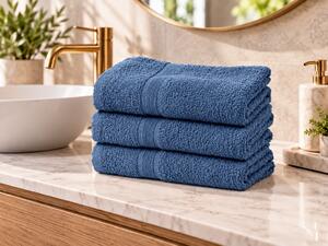 Prosop SOFT 70x125 cm albastru, 100% bumbac