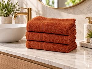 Prosop SOFT 70x125 cm maro, 100% bumbac