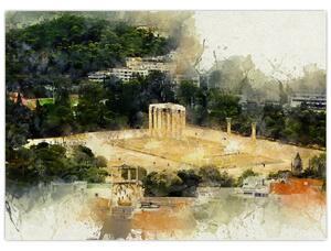 Tablou - Templul lui Zeus, Atena, Grecia (70x50 cm)