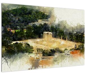 Tablou - Templul lui Zeus, Atena, Grecia (90x60 cm)