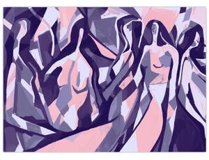 Tablou - Abstract, femei (70x50 cm)