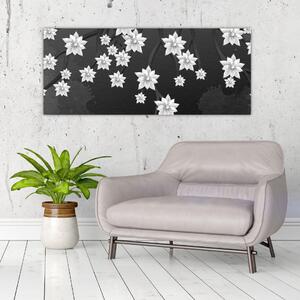 Tablou - Flori pe ramuri (120x50 cm)