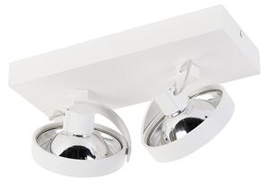 Spotlight de design alb reglabil cu 2 lumini - Go