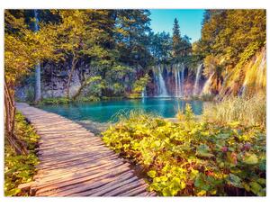 Tablou - Lacurile Plitvice, Croația (70x50 cm)