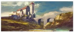Tablou - Castelul medieval (120x50 cm)