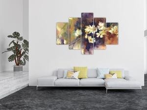 Tablou - Magnolii albe, pictură (150x105 cm)
