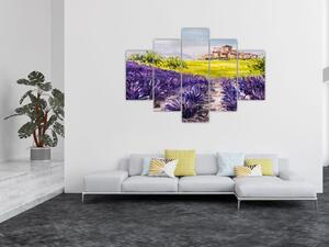 Tablou - Provence, Franța, pictură în ulei (150x105 cm)