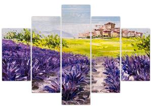 Tablou - Provence, Franța, pictură în ulei (150x105 cm)