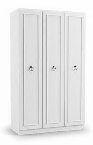 Dulap Haine Adore Hampton, 3 usi, Alb, 103x185x52 cm