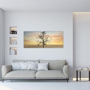 Tablou - Copac în deșert (120x50 cm)