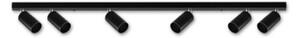 Lampa spot bardo negru 6 x gu10 35w 120 x 5 x 10.5cm