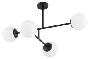 Lustră aplicată DILON 4xE14/10W/230V negru