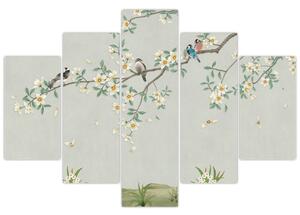 Tablou - Adunarea păsărilor (150x105 cm)