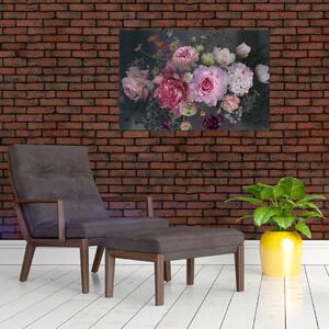 Tablou - Flori de grădină (90x60 cm)