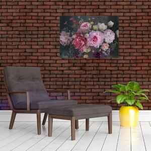 Tablou - Flori de grădină (70x50 cm)