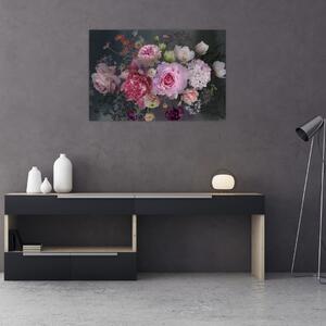 Tablou - Flori de grădină (90x60 cm)