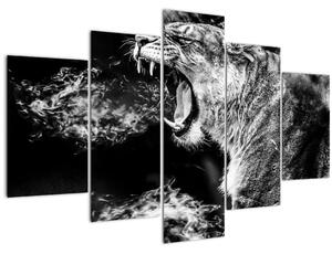 Tablou - Portretul unei leoaice (150x105 cm)