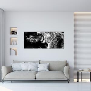 Tablou - Portretul unei leoaice (120x50 cm)